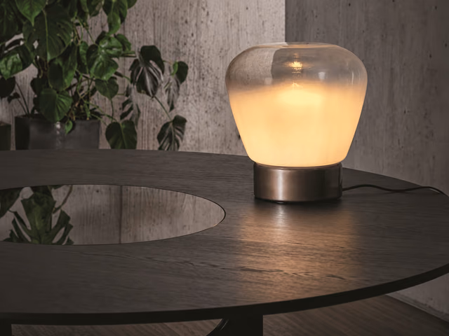 Stone Table Lamp by Bontempi