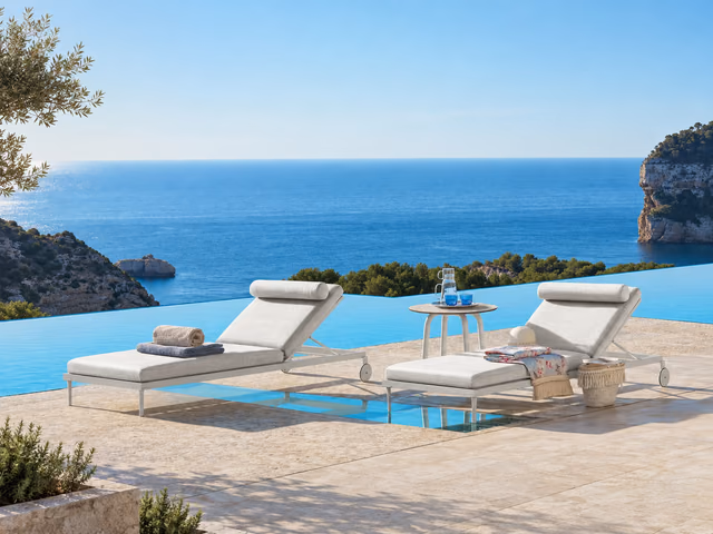 CleoSoft//Alu Sunbed by Talenti