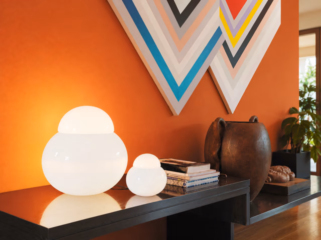 Daruma Table Lamp by Fontana Arte