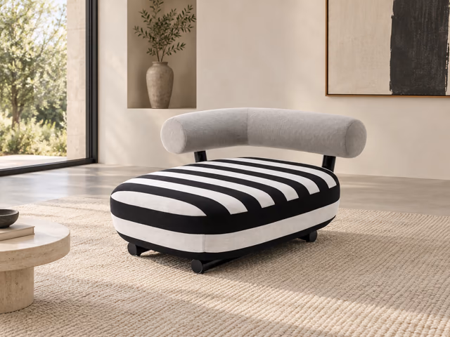 Pipe Chaise Lounge by Moroso