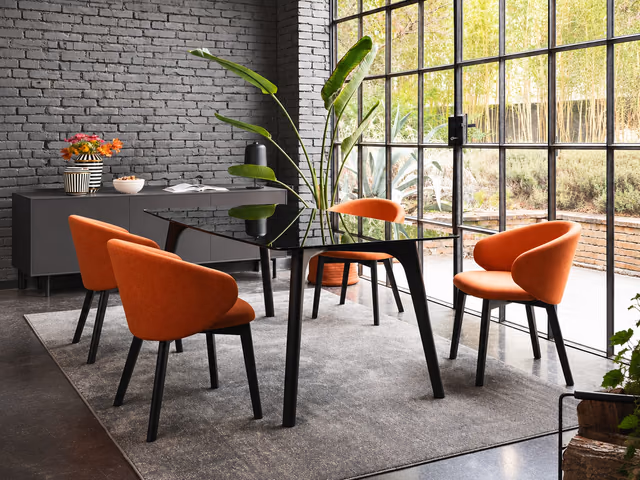 Pod Dining Table, Barrel-Shaped by Connubia