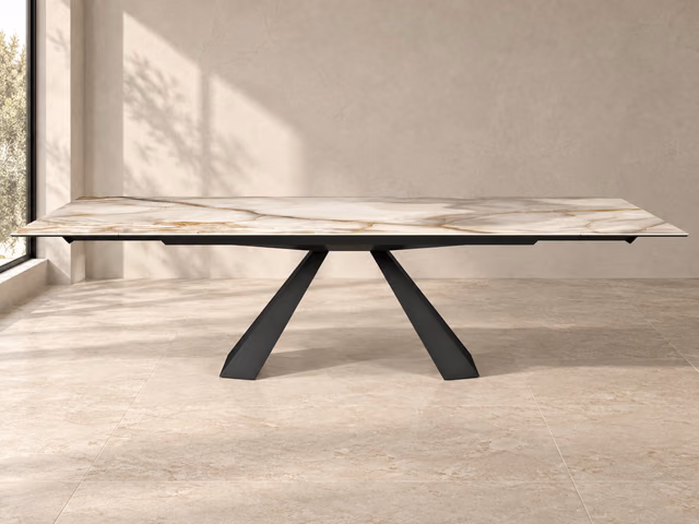 Eliot Keramik Drive Extendable Dining Table by Cattelan Italia