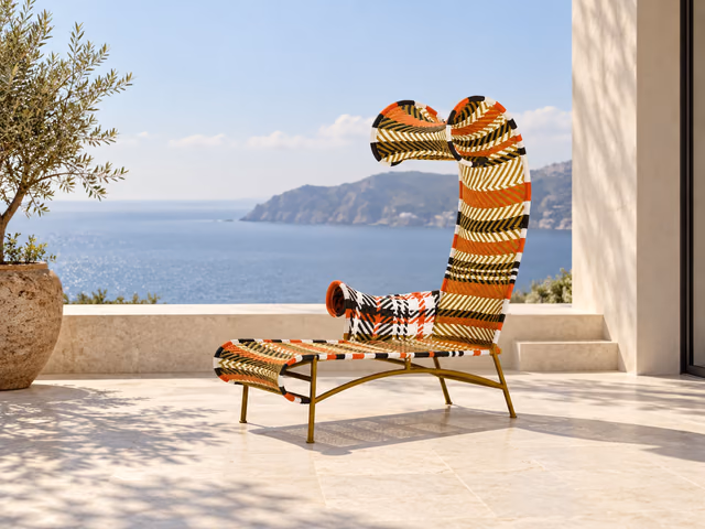 Shadowy Chaise Lounge by Moroso