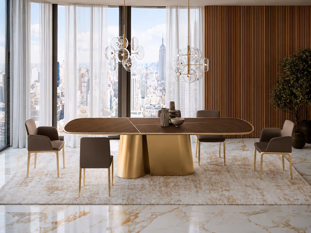 Top Elite Mosaico Dining Table by Bontempi