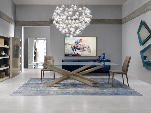 Mikado 72 Steel Dining Table by Reflex