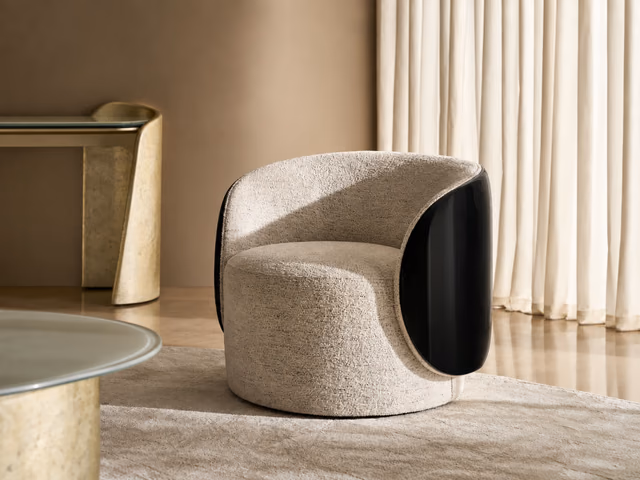 Cuff Swivel Chair by Caracole