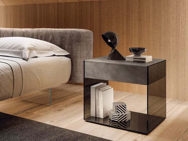UpGlass Bedside Tables by Lago