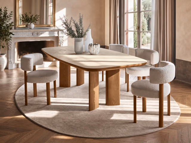 Sandy Dining Table CS4156-FB-250 by Calligaris