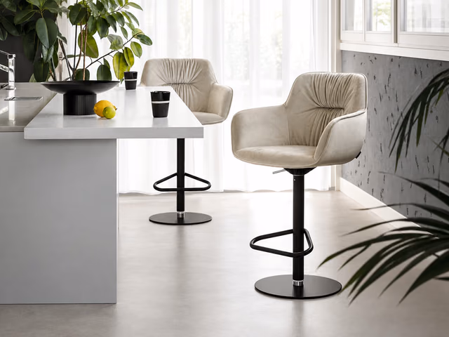 Cocoon Adjustable Stool CS2230-MTO by Calligaris