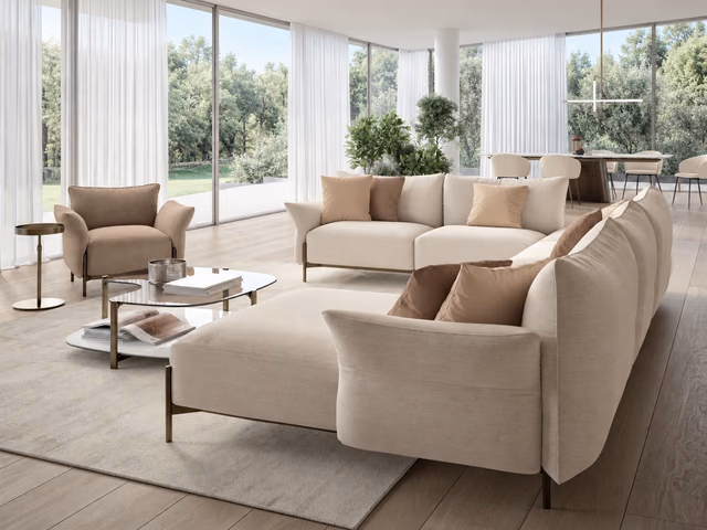 Victor Sofa by Bontempi