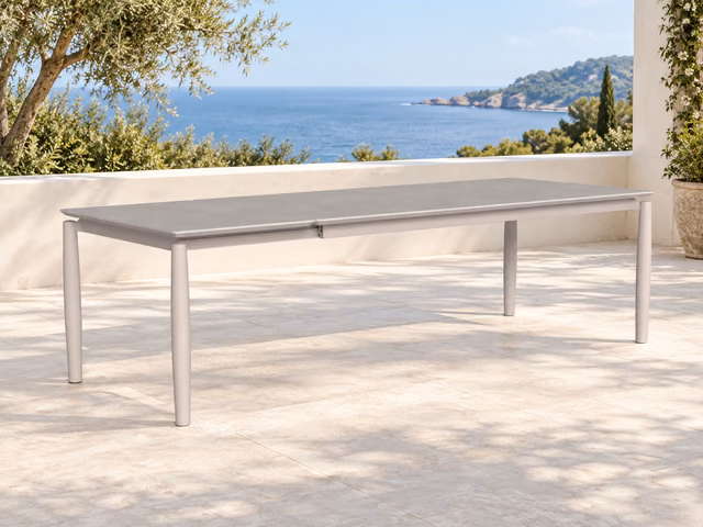 Dolcevita//Alu Extending Dining Table 200/265 by Talenti