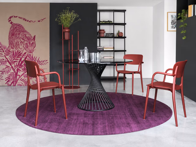 Liberty Chair with Arms by Calligaris