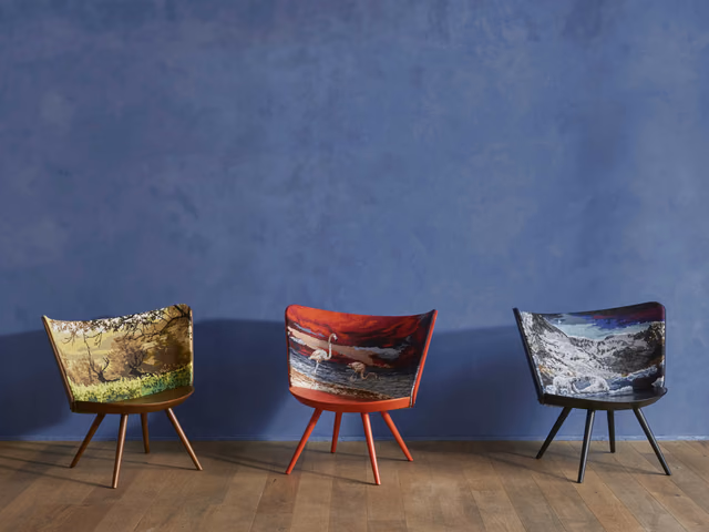 Embroidery Chair by Cappellini