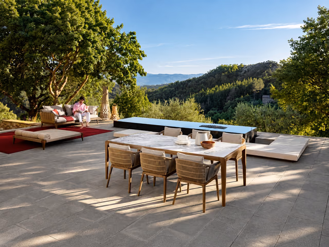 Cruise//Teak 240 × 110 Dining Table by Talenti