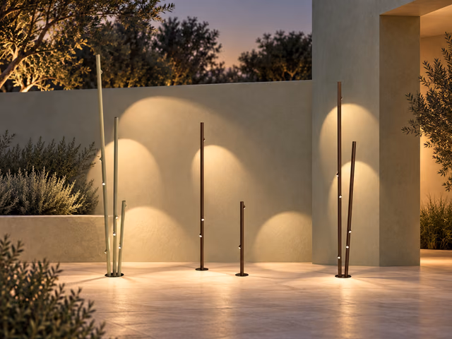 Bamboo Ground Light by Vibia