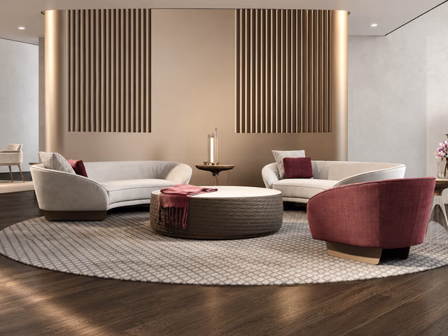 Circle Ottoman by Reflex