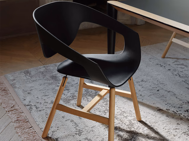 Vad Wood Polypropylene Chair by Casamania