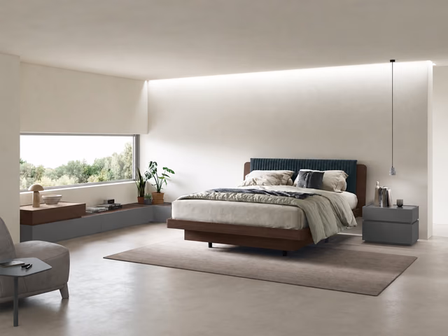 Roxy Wooden Bed by Tomasella