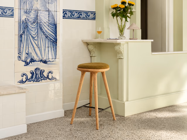 High Stool — Oiled Oak, 69 cm by Mater