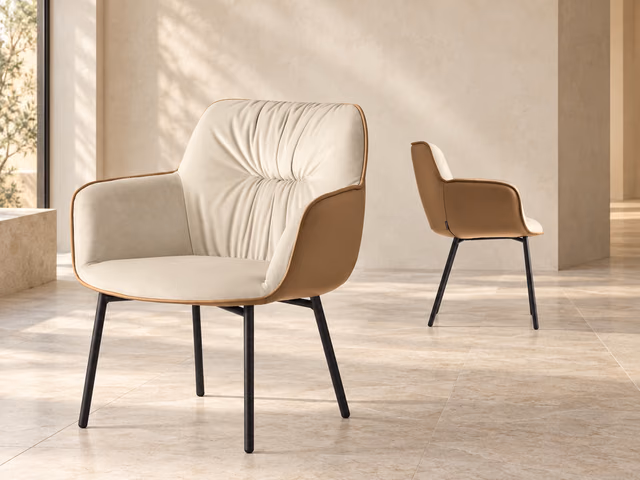 Cocoon Chair with Arms CS2084 by Calligaris