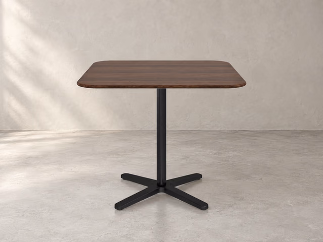 2 Inch X Base Café Table, Square by Emeco