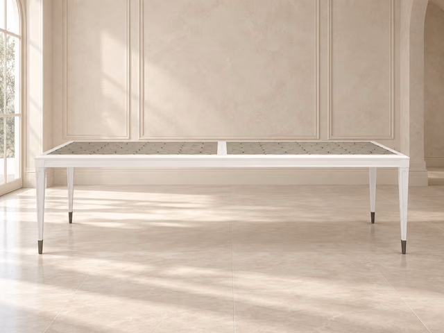 Lattice Gather Dining Table by Caracole