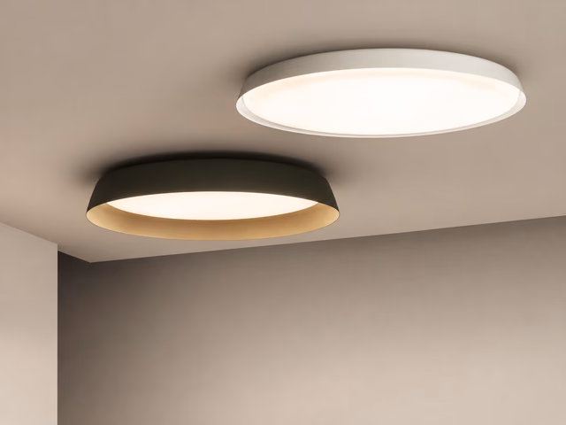 Bigger Ceiling and Pendant Lamps by Vibia