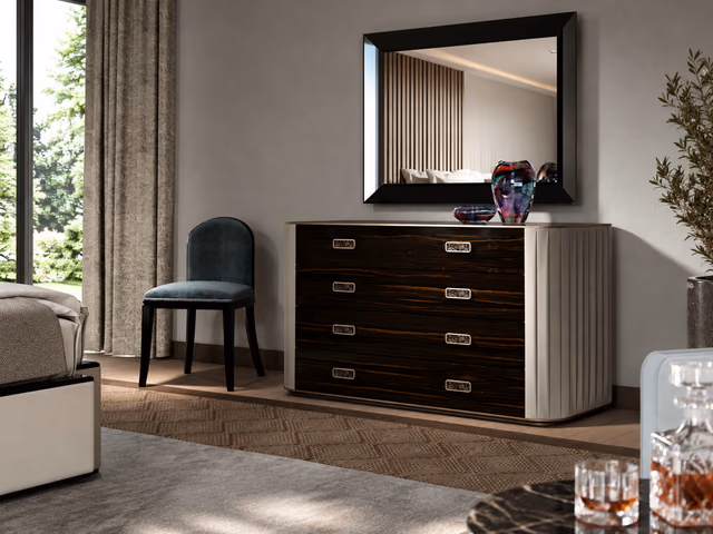 Plissé Comò Dresser by Reflex