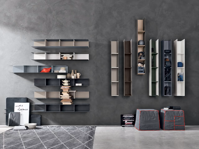 Raster Wall Shelving by Tomasella