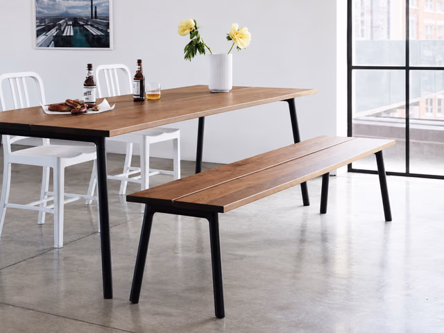 Run Bench, Wood by Emeco