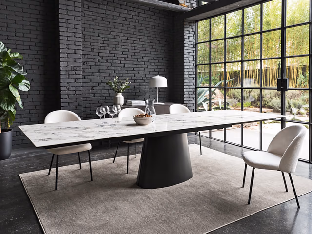 Ellisse Dining Table, Rectangular by Connubia
