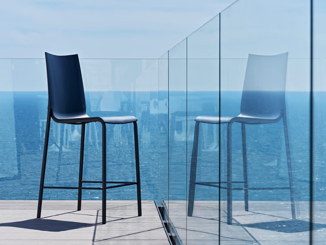 Eva Outdoor Barstool by Bontempi