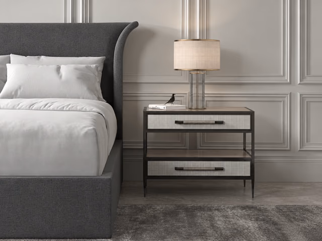 Dual Impressions Nightstand by Caracole
