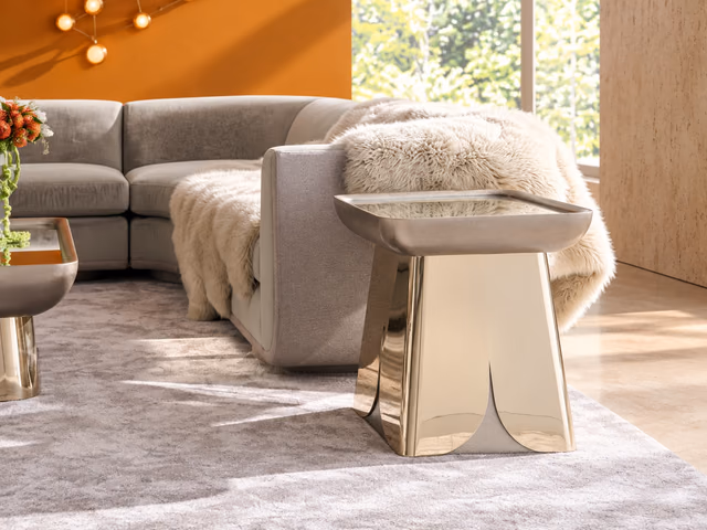 Zenith End Table by Caracole