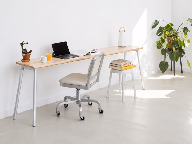 Run High Side Table, Wood by Emeco