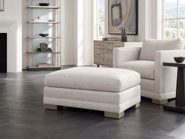 Deep Retreat Ottoman by Caracole