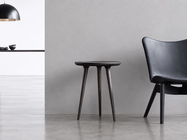 Accent Table — Sirka Grey Stain Lacquered Oak, M by Mater