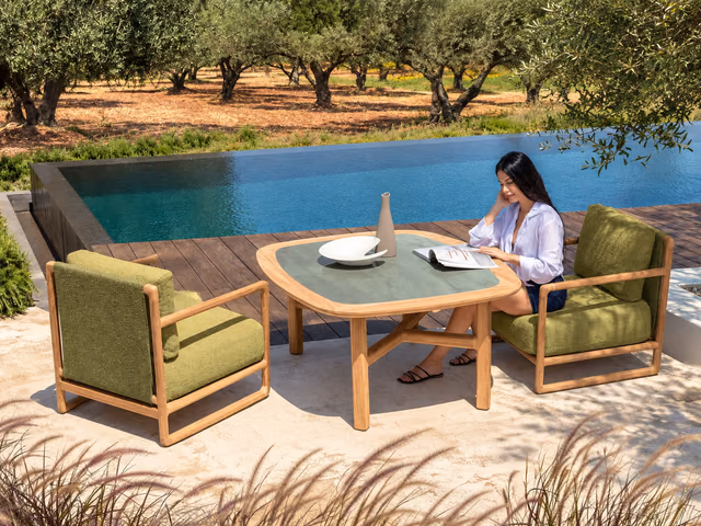 Jun Lounge Armchair by Talenti