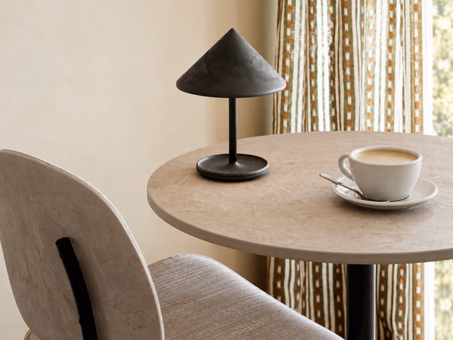 Terra Portable Lamp — Coffee Waste Black by Mater