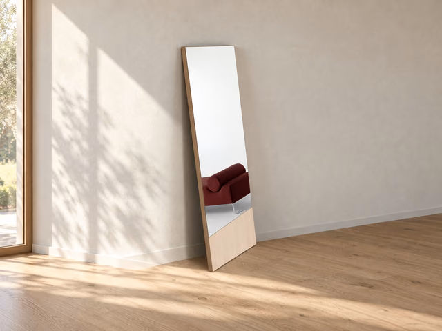 Lean Floor Mirror by Bensen