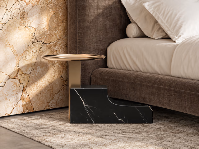 Overlap Integrated Nightstand by Caracole