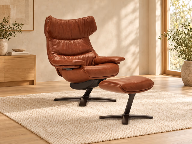 Re-Vive Wing Back Recliner by Natuzzi Italia