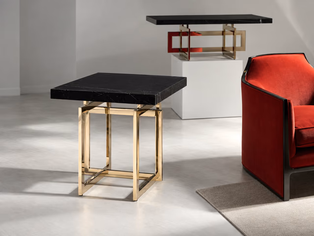 Wish You Were Here Square Side Table by Caracole