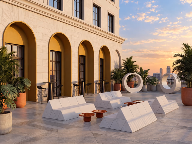 Peaks Outdoor Sofa by Moooi