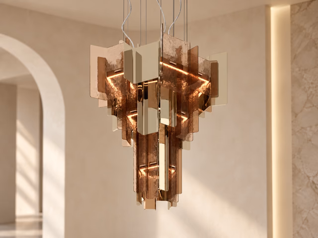 Cathedral Pendant Lamp by Tonelli