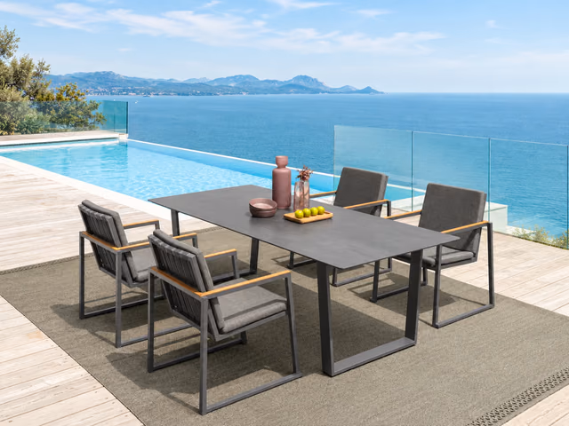 Marco Acerbis outdoor dining furniture