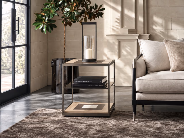Impossible Cube Side Table by Caracole