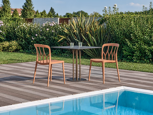 Rail Low Outdoor Table Base by Bontempi