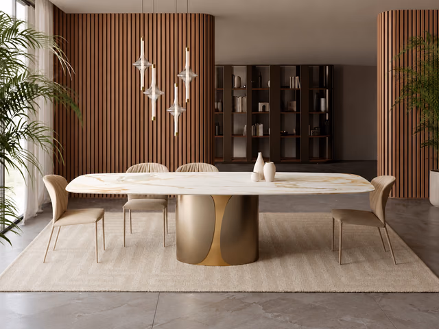 Talos Dining Table by Bontempi
