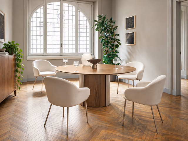 Holly Fab Chair with Arms CS2212 by Calligaris